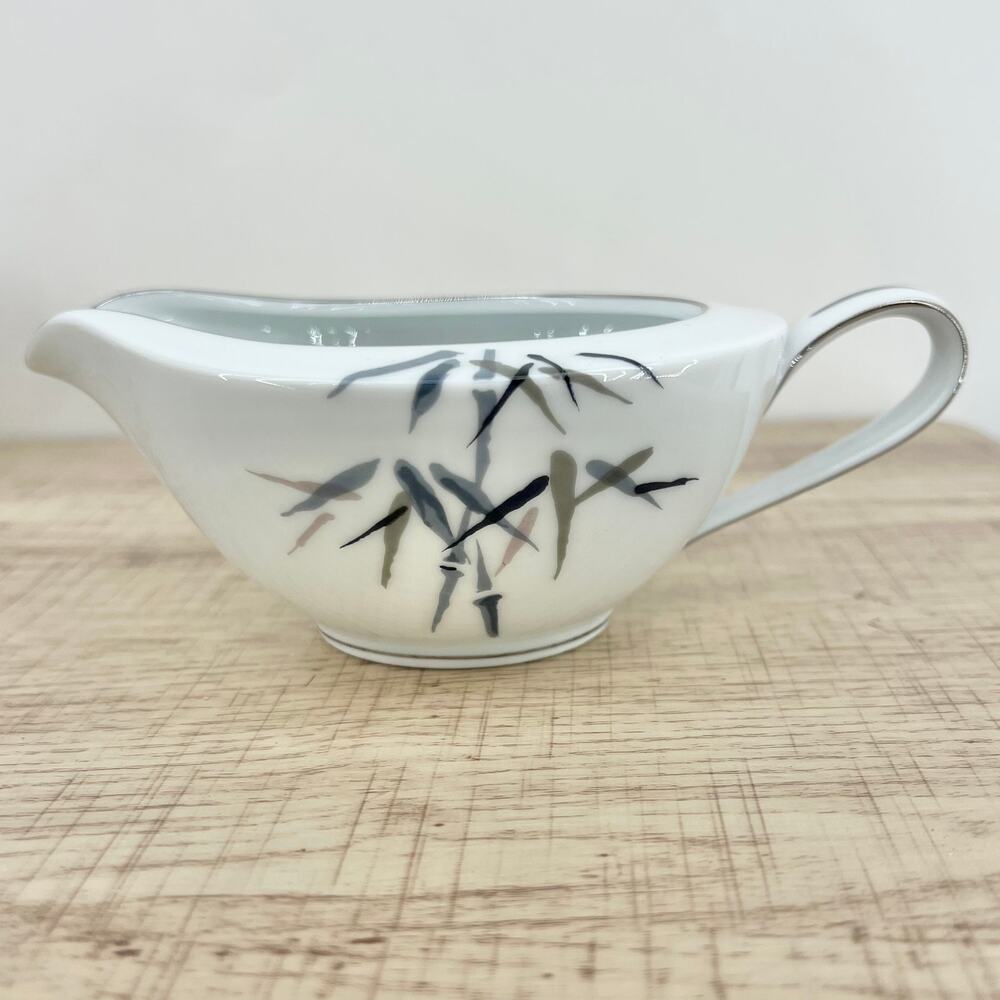 Noritake VINTAGE 50s Japanese Porcelain Sugar & Creamer Set Bamboo 2133 B06 - Picture 6 of 14